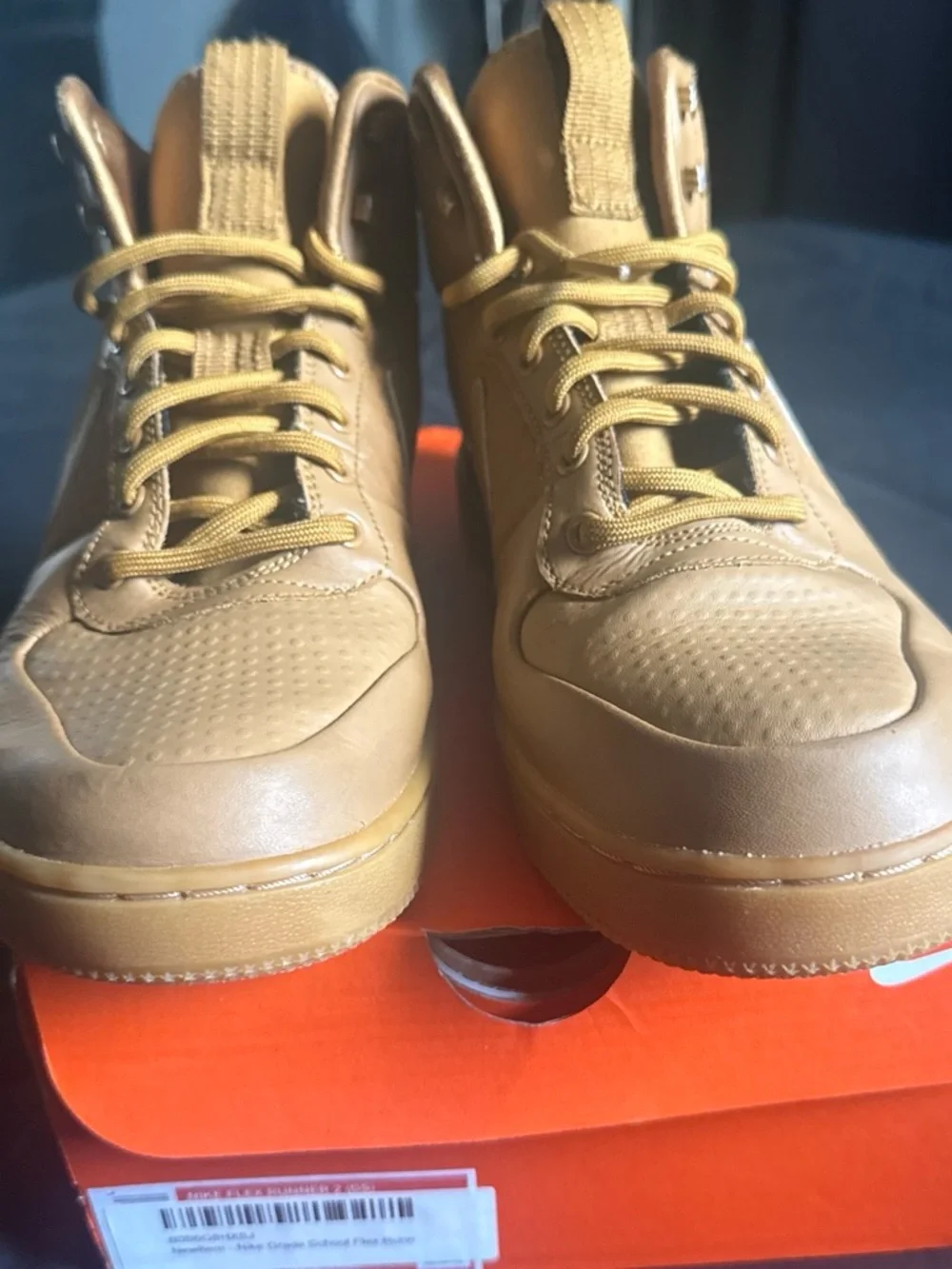 Nike Men’s High-Top Sneakers in Wheat